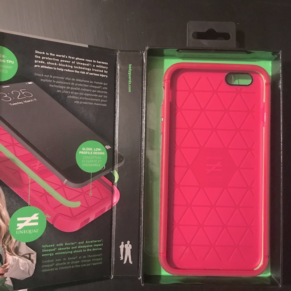 Bodyguards iPhone 6 6S Plus cellphone case pink